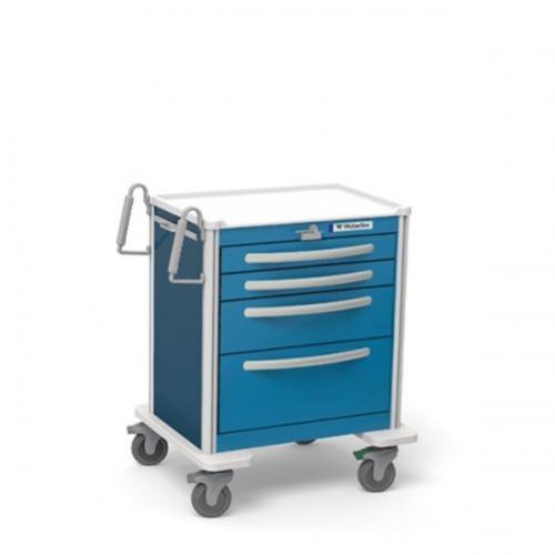 4-Drawer Short Emergency Cart