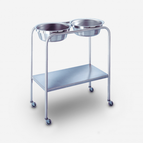 Double Basin Solution Stand w/ shelf