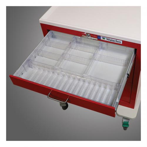 Adjustable Divider System w/ row of Ampule Holders