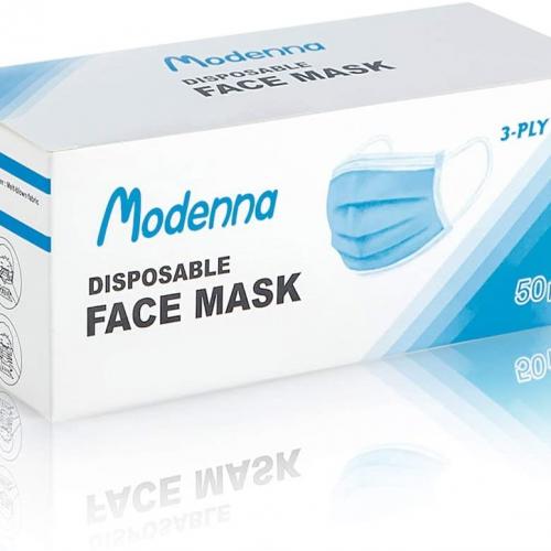 3ply  Disposable Blue Face Mask ( ships immediately ) 