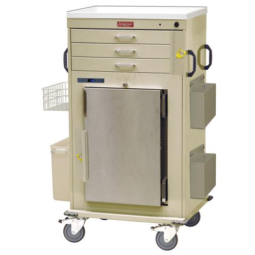 Malignant Hyperthermia Cart with Medical Grade Refrigerator - MH5300B