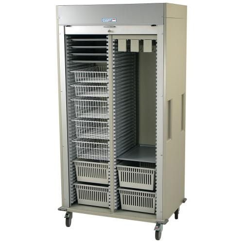Double Column Medical Storage Cart