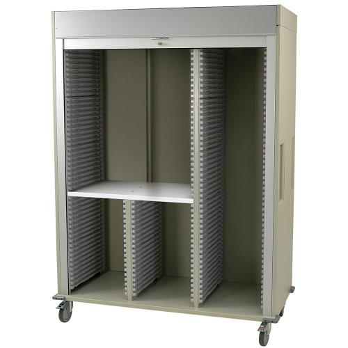 Triple Column Medical Storage Cart