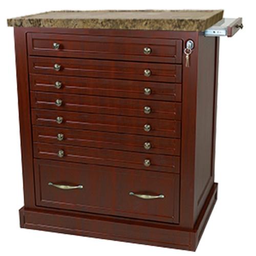 Wooden Laminate Medication Cart - WL294BOX-DC