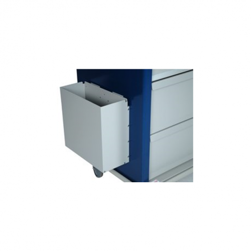 Wood Vinyl Coated Aluminum Waste Container